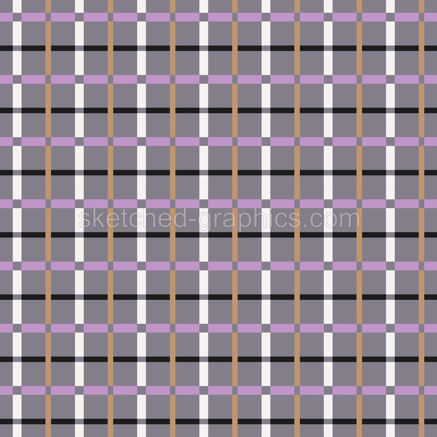 Geometric witchcraft seamless pattern. Abstract Halloween background. Line art, striped texture. NOT AI generated Illustration